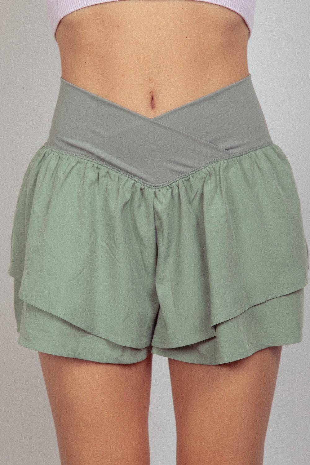 Flirty Ruffle Shorts - Dapper Deluxe Fashion