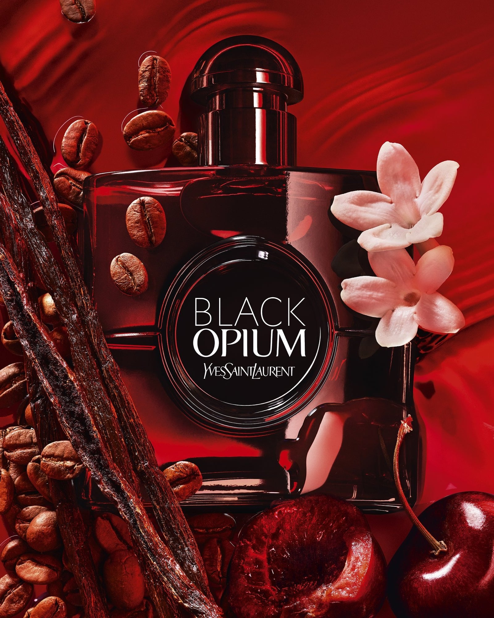 BLACK OPIUM EAU DE PARFUM OVER RED