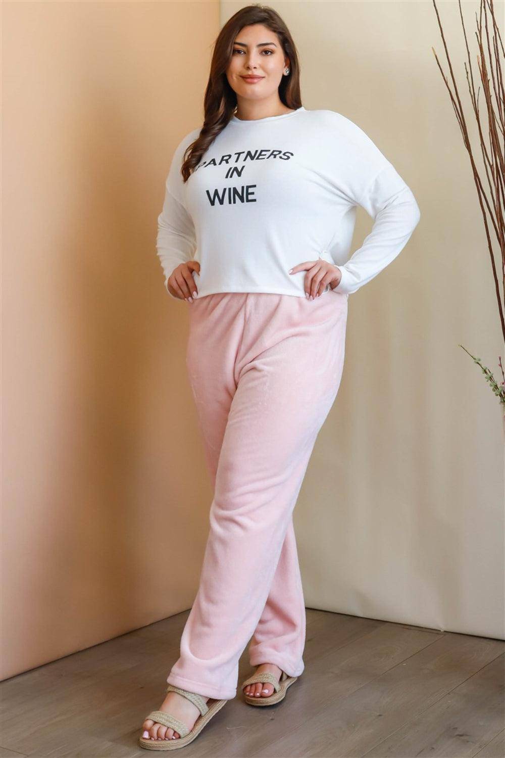 Plus Size Just Chilling Lounge Pants - Dapper Deluxe Fashion