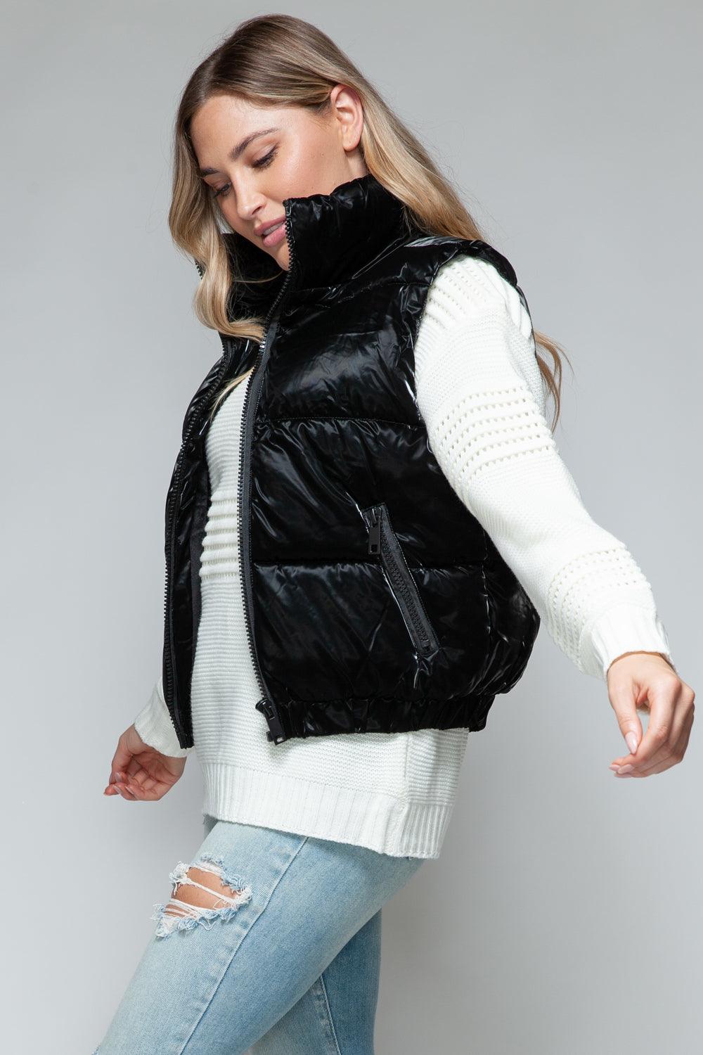 Munyun Fur Puffer Vest - Dapper Deluxe Fashion