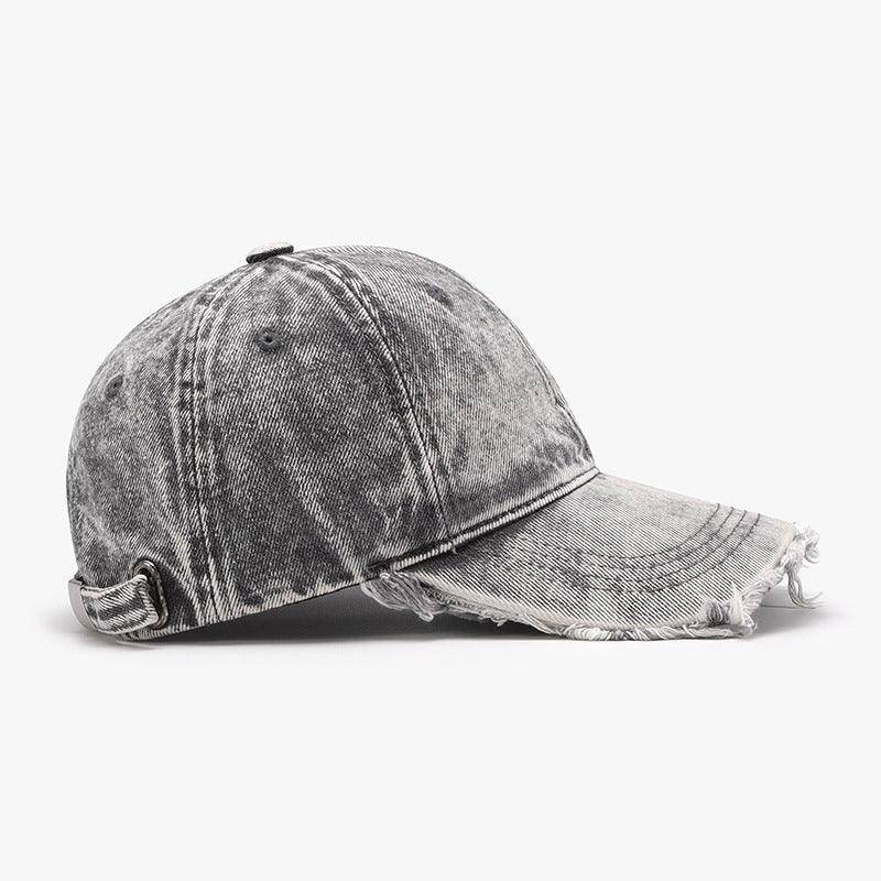 Raw Hem Denim Hat - Dapper Deluxe Fashion