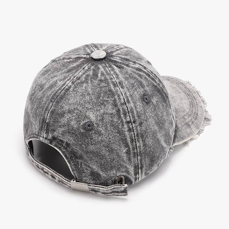 Raw Hem Denim Hat - Dapper Deluxe Fashion