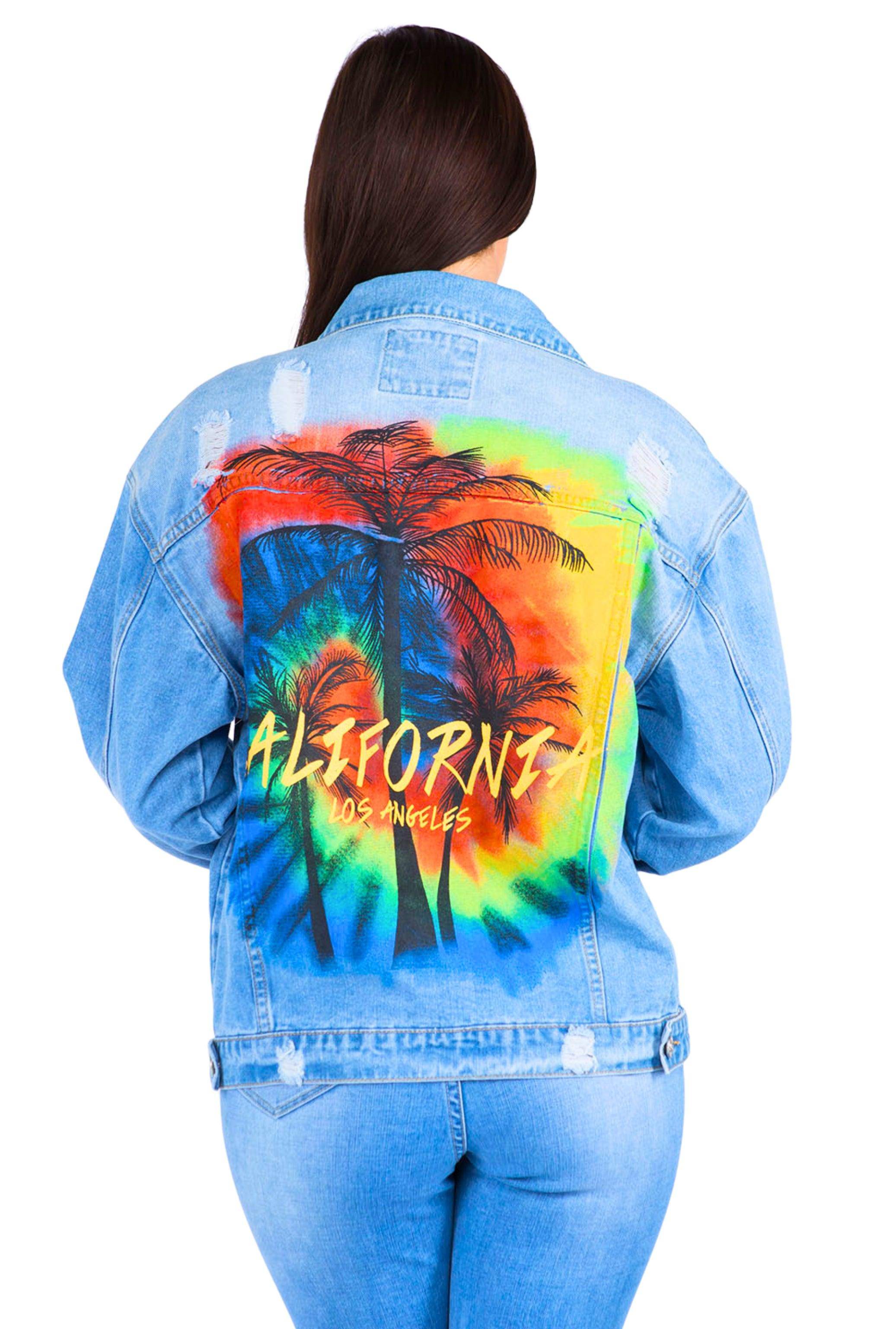 California Distressed Denim Jacket - Dapper Deluxe Fashion