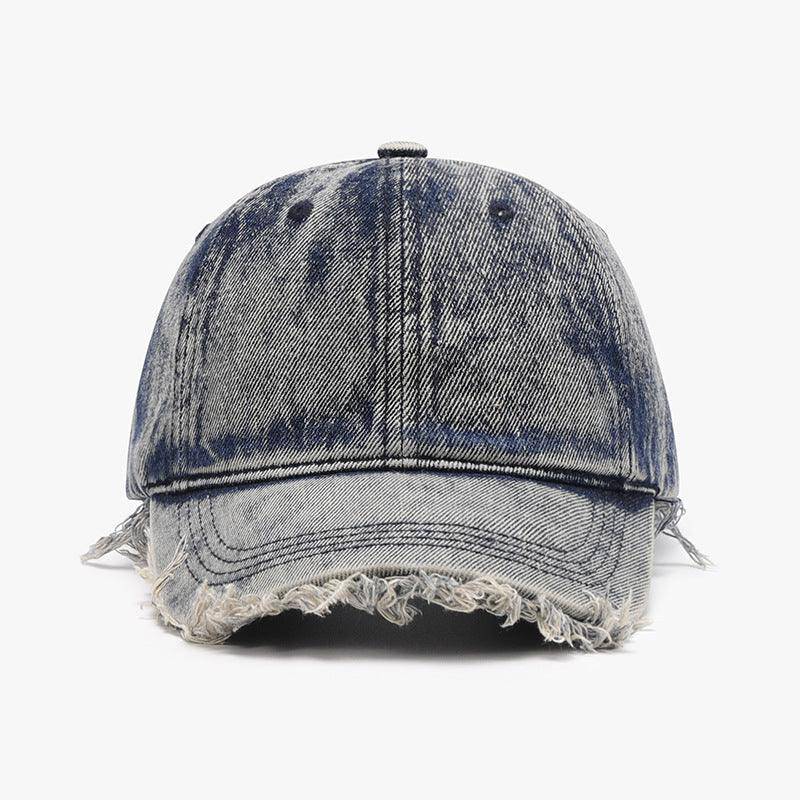 Raw Hem Denim Hat - Dapper Deluxe Fashion