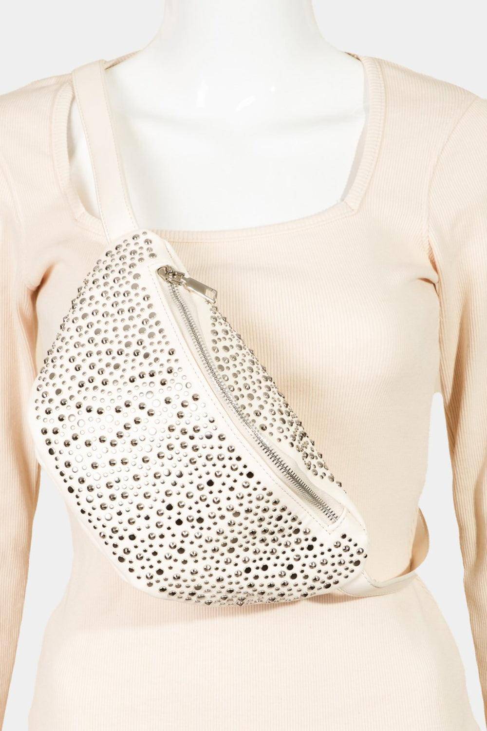 Studded Crossbody Bag - Dapper Deluxe Fashion