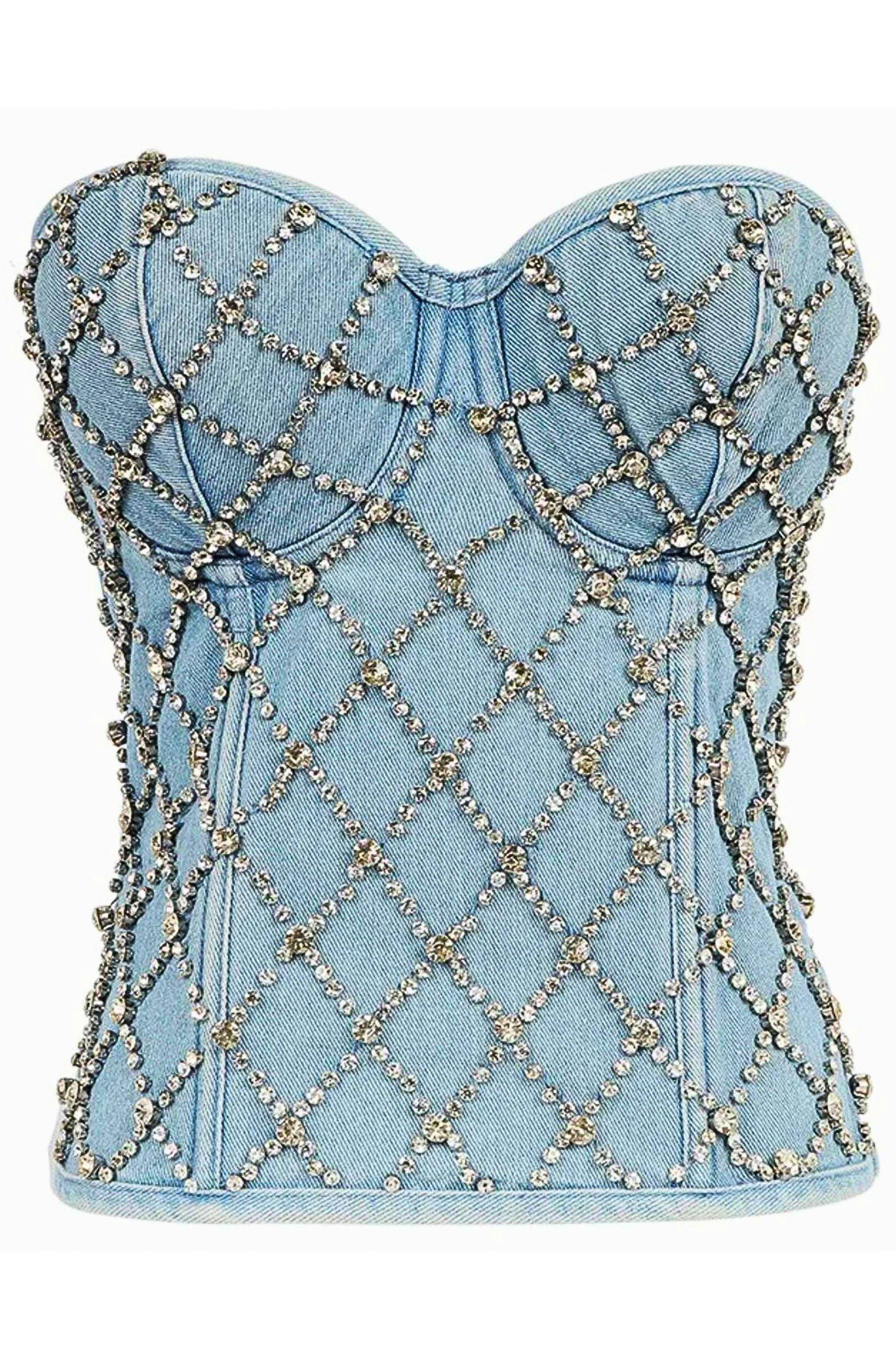 Cher Diamonds Corset - Dapper Deluxe Fashion