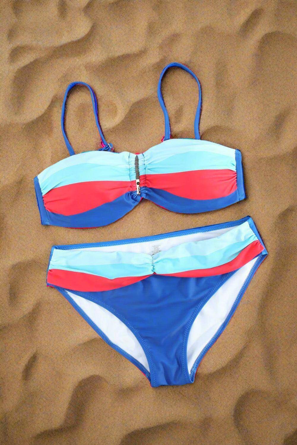 Santorini Seascape Bikini - Dapper Deluxe Fashion