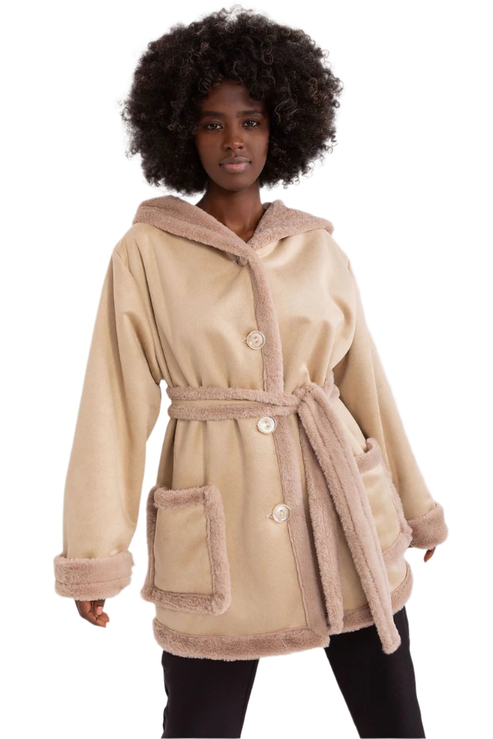 Cozy Luxe Hooded Insulated Coat