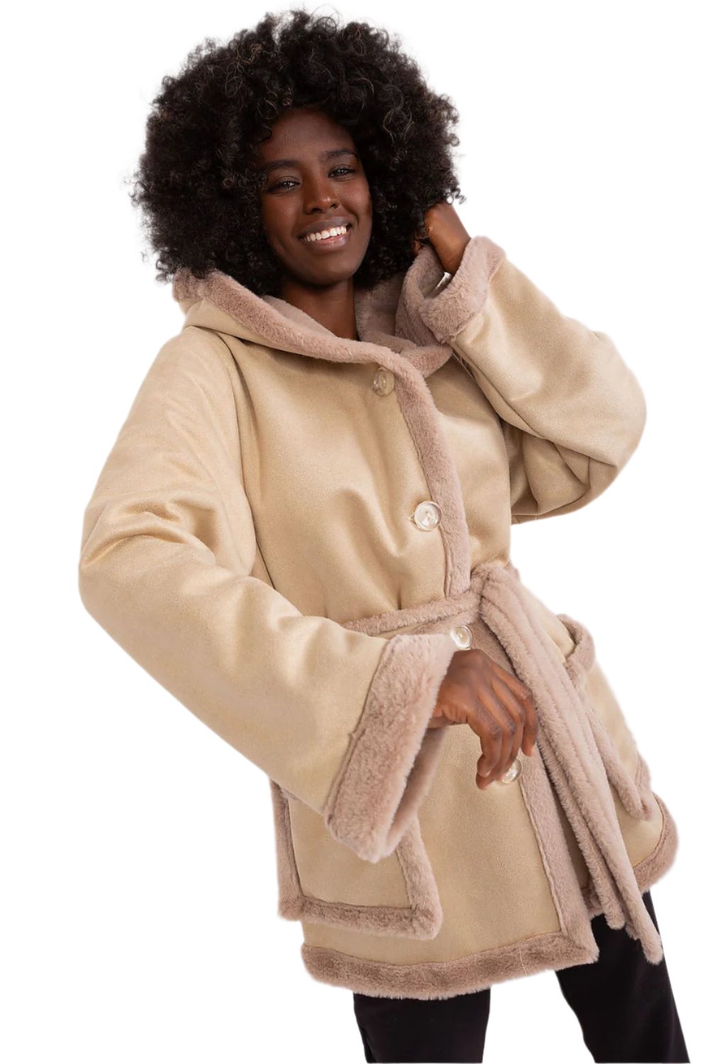 Cozy Luxe Hooded Insulated Coat