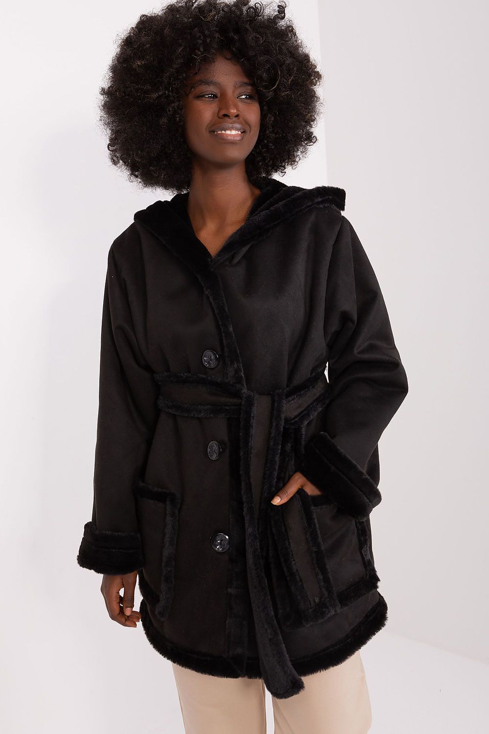 Cozy Luxe Hooded Insulated Coat