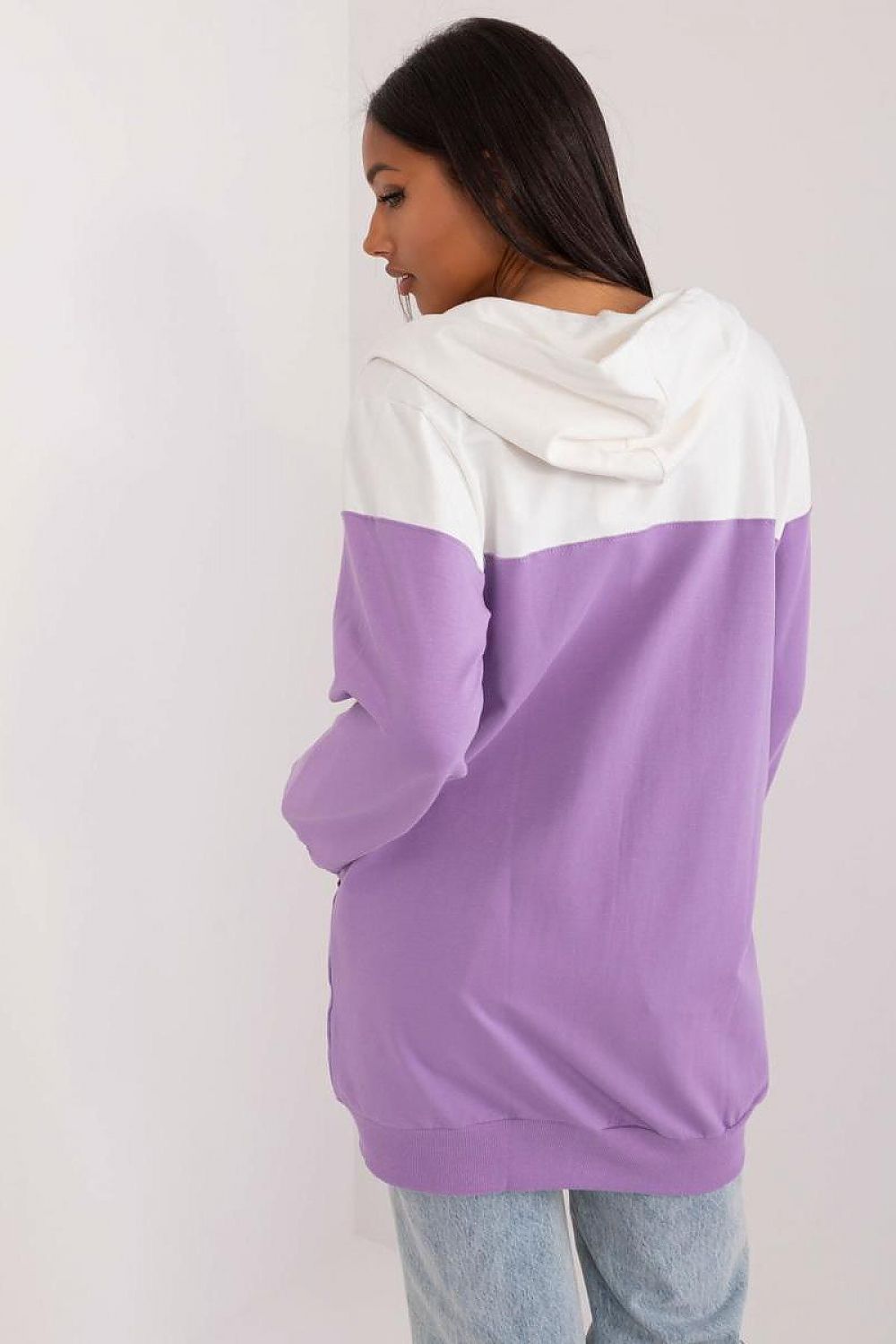 Color-Blocked Oversized-Purple