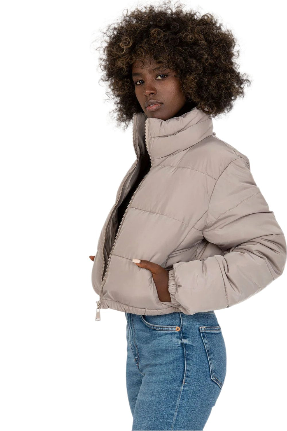 Amira Puffer Crop Jacket