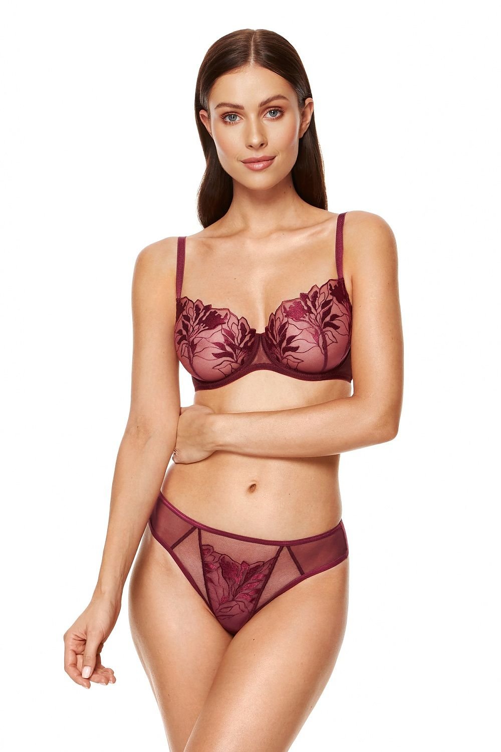 Katya Unlined Embroidered Bra