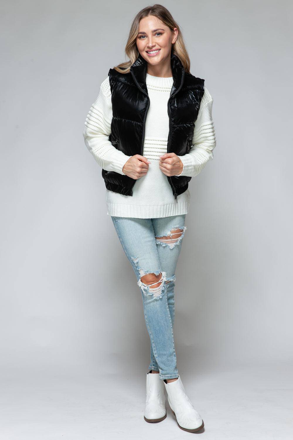 Munyun Fur Puffer Vest - Dapper Deluxe Fashion