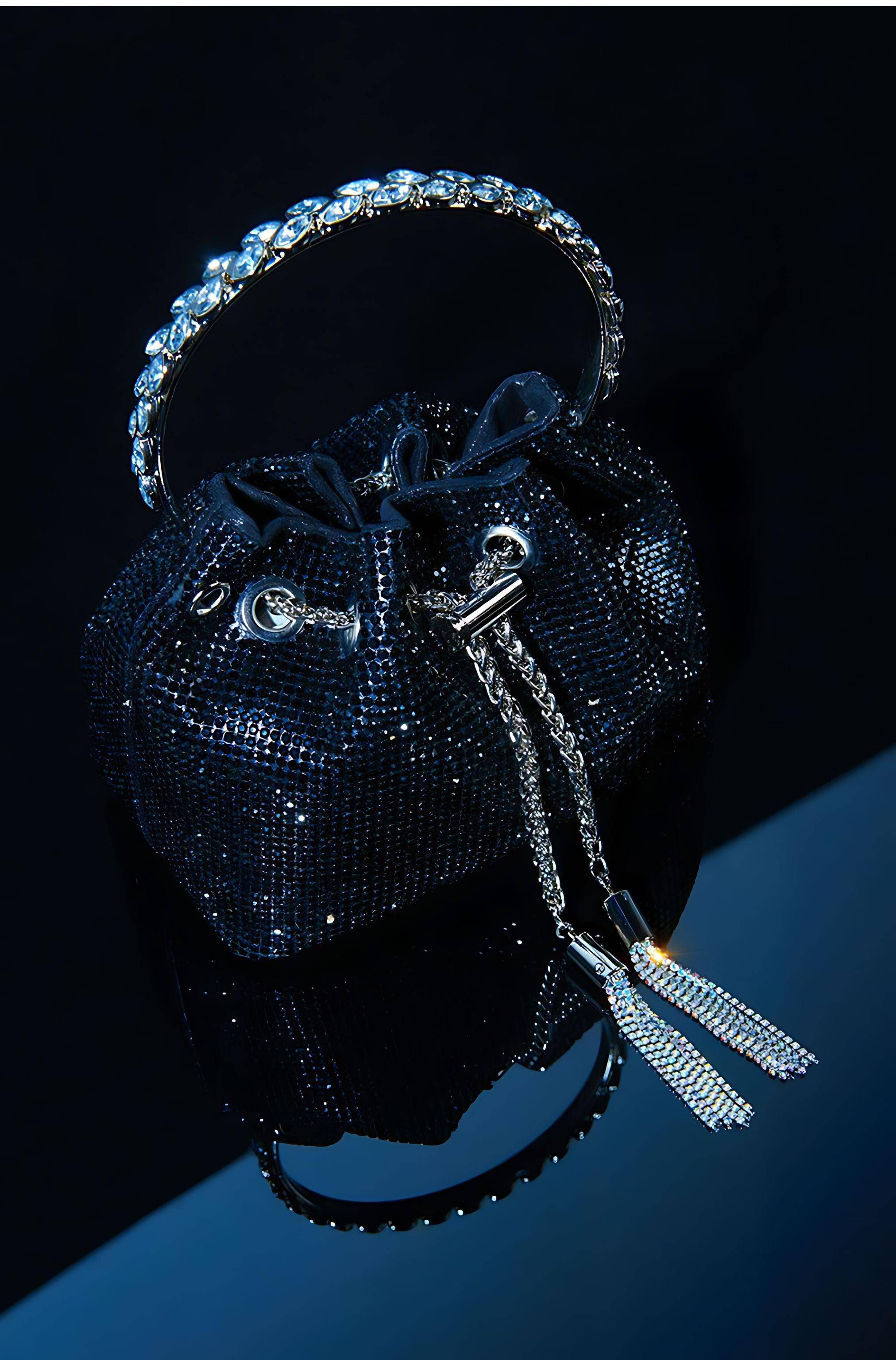 Diana Crystal Top-Handle bag - Dapper Deluxe Fashion