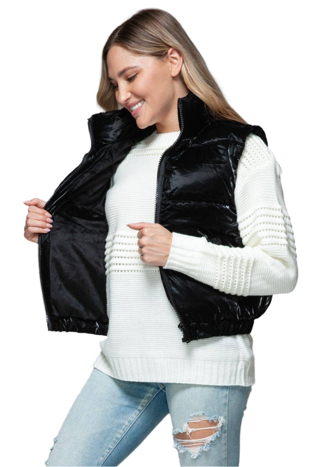 Munyun Fur Puffer Vest - Dapper Deluxe Fashion