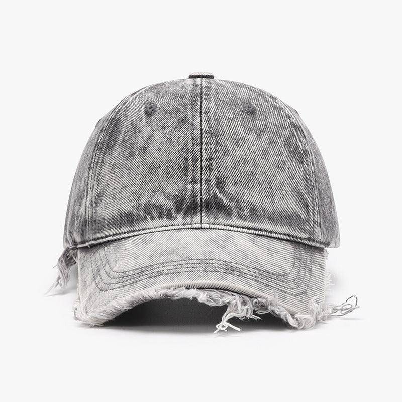 Raw Hem Denim Hat - Dapper Deluxe Fashion