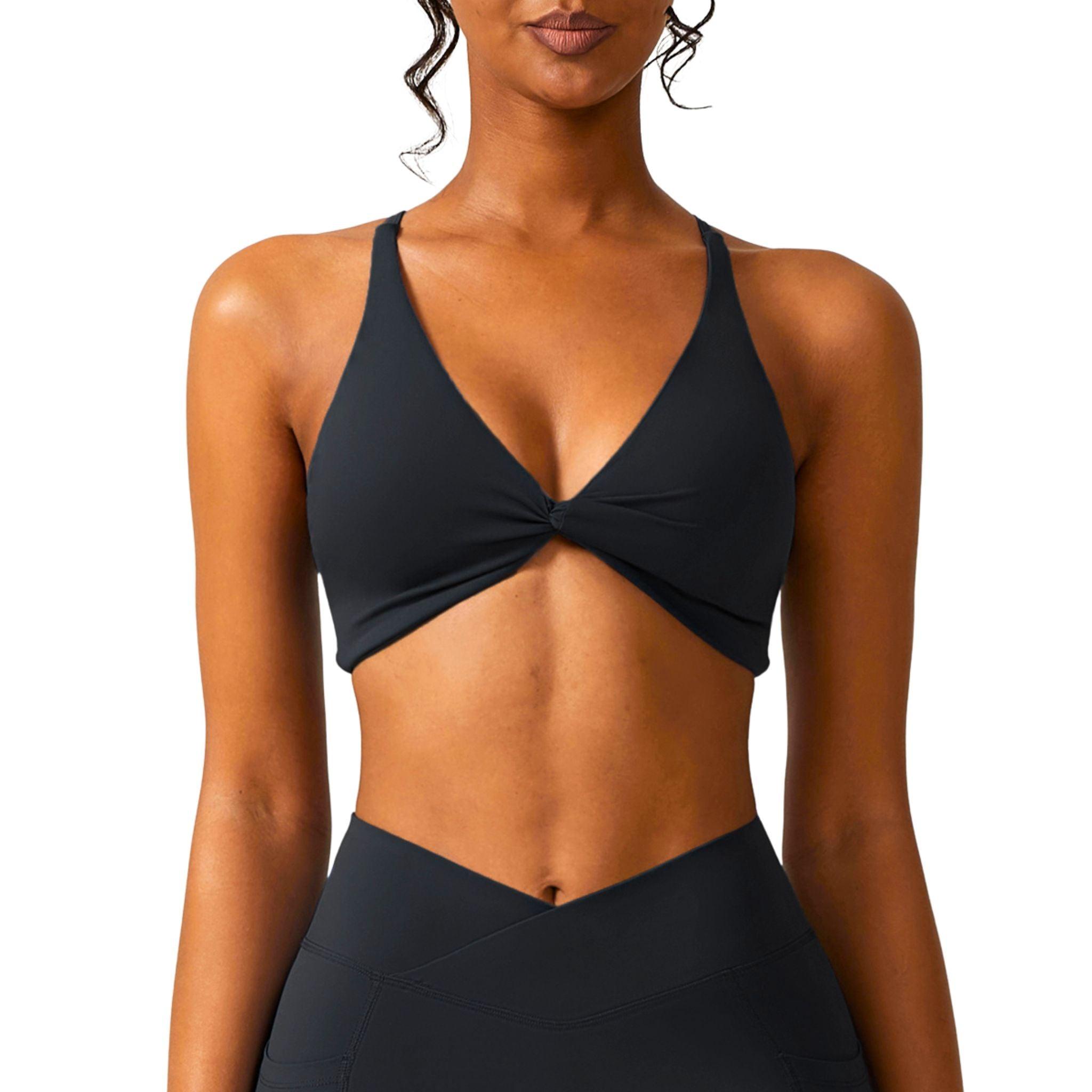 LuxeTwist Sports Bra - Dapper Deluxe Fashion