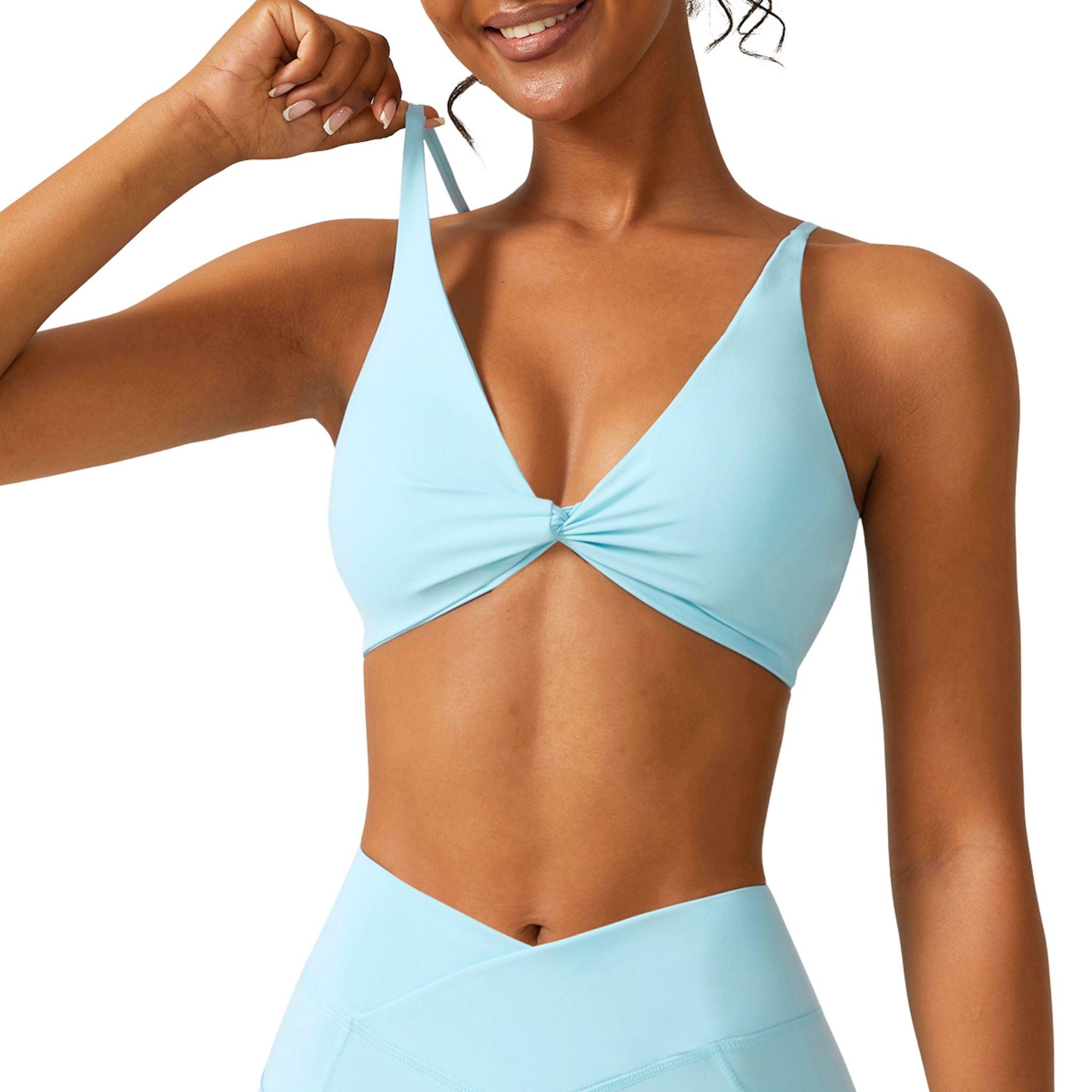 LuxeTwist Sports Bra - Dapper Deluxe Fashion