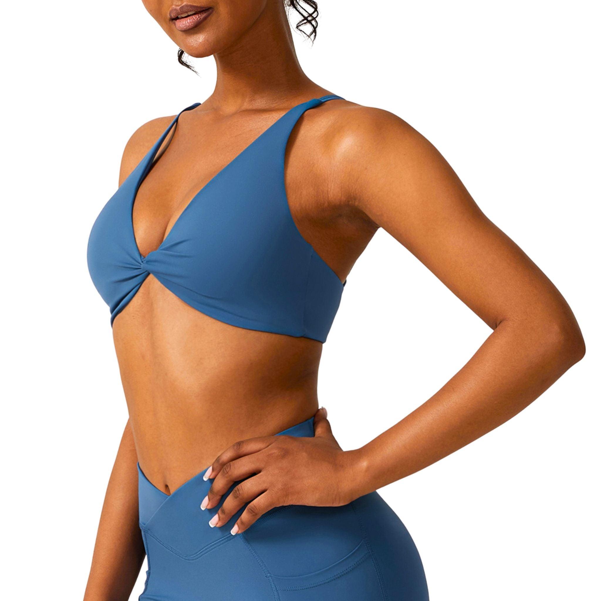 LuxeTwist Sports Bra - Dapper Deluxe Fashion