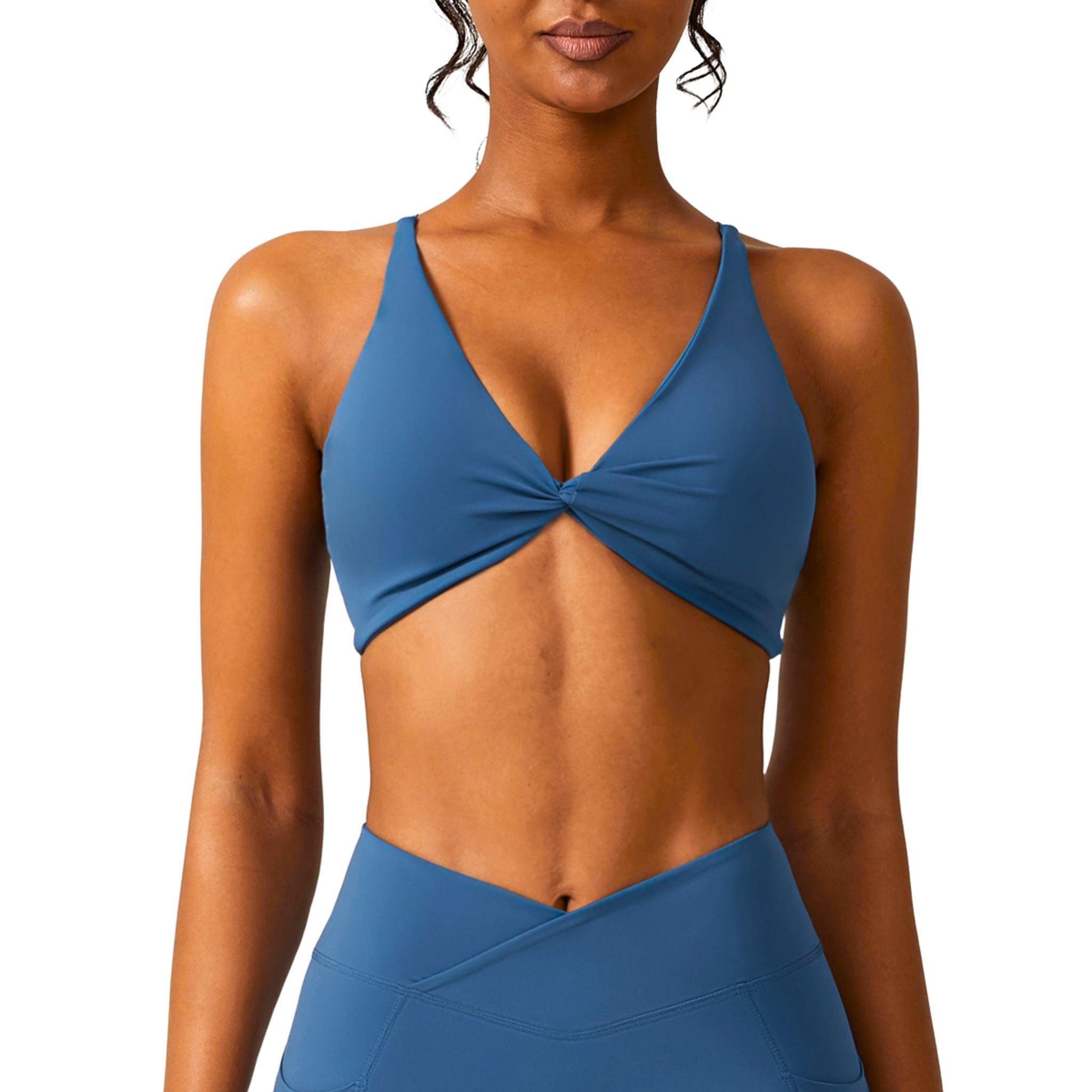 LuxeTwist Sports Bra - Dapper Deluxe Fashion