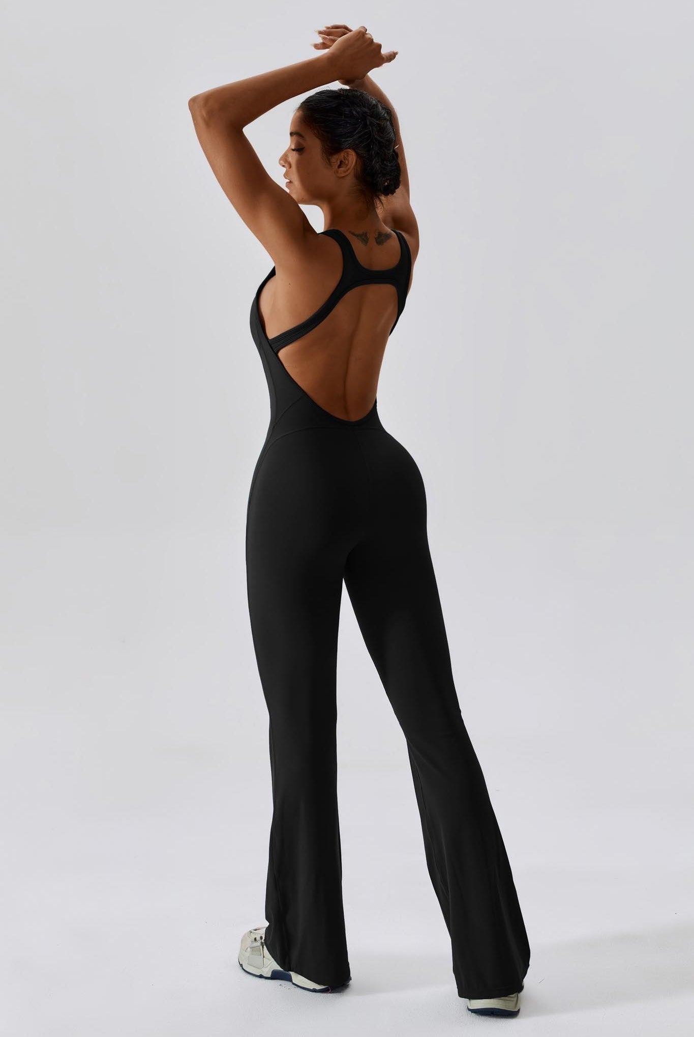 Brooke Booty Lift Active Jumpsuit-Black