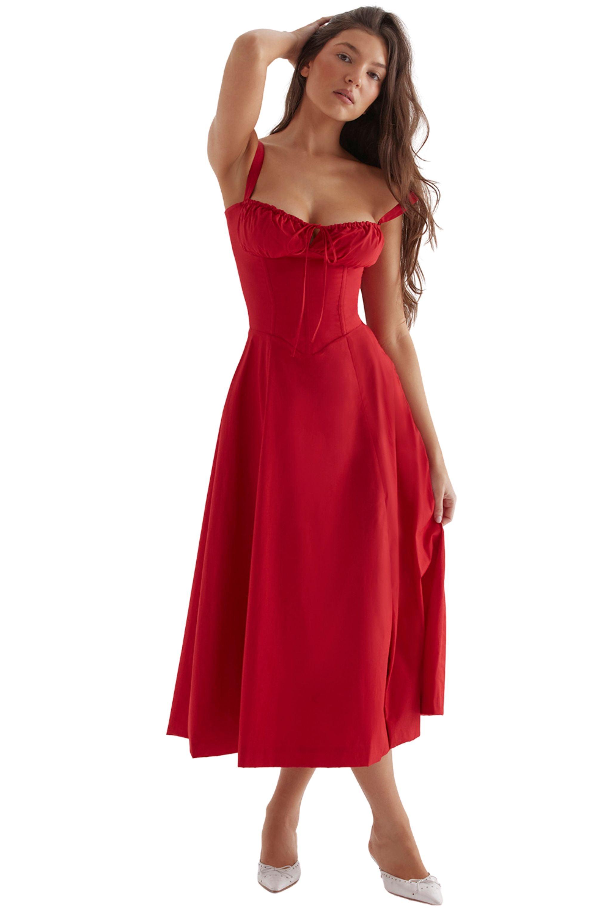 Oia Bustier Sundress - Dapper Deluxe Fashion