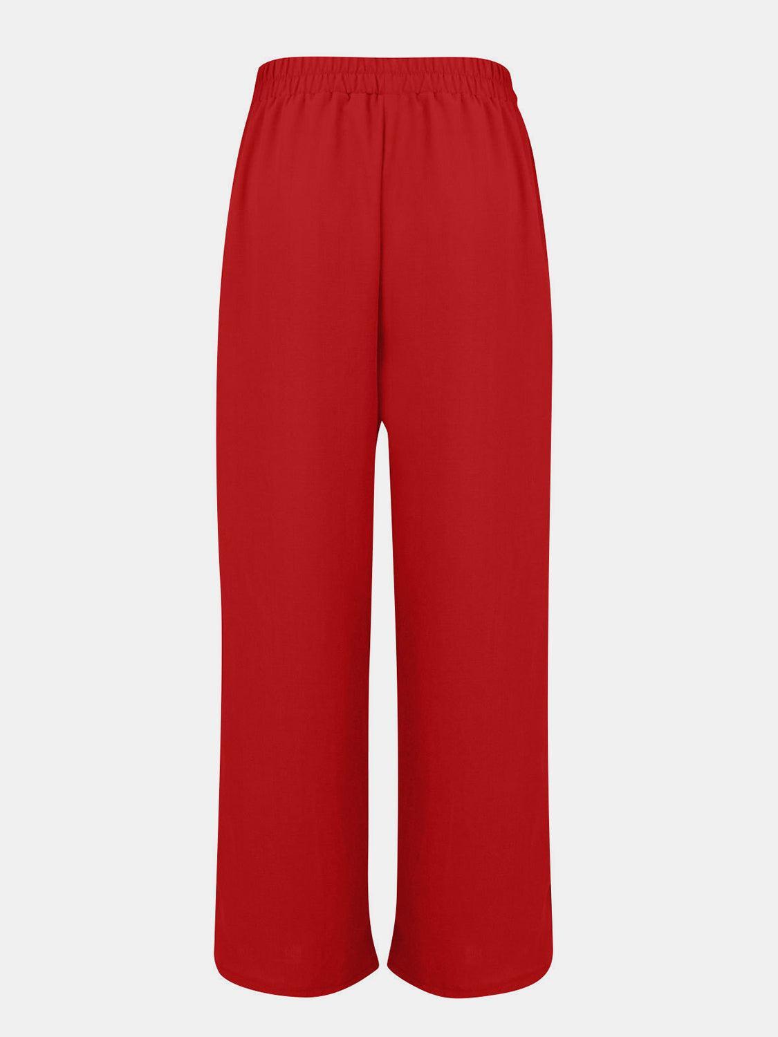 Breezy Tassel Wide Leg Pants - Dapper Deluxe Fashion