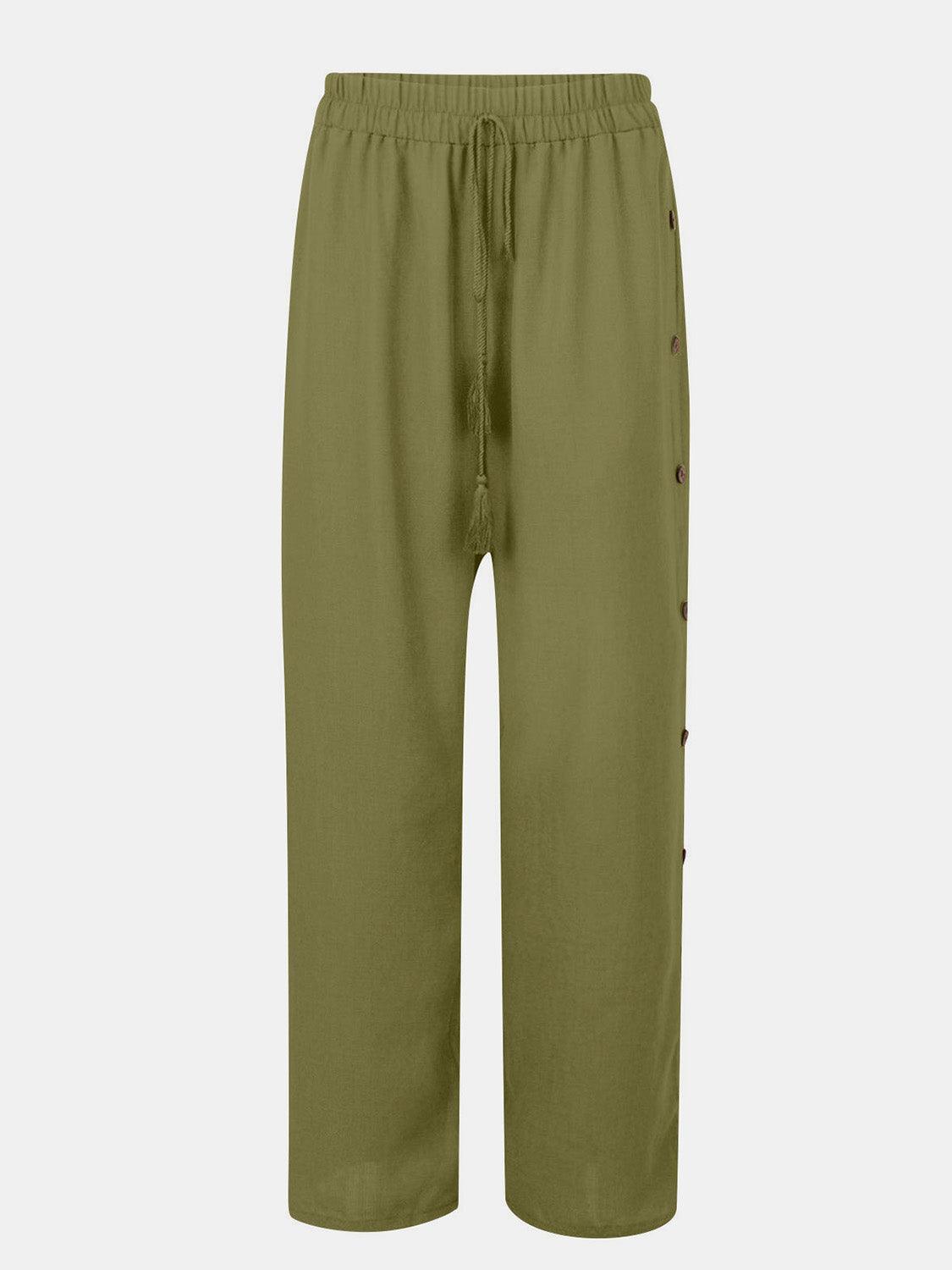 Breezy Tassel Wide Leg Pants - Dapper Deluxe Fashion