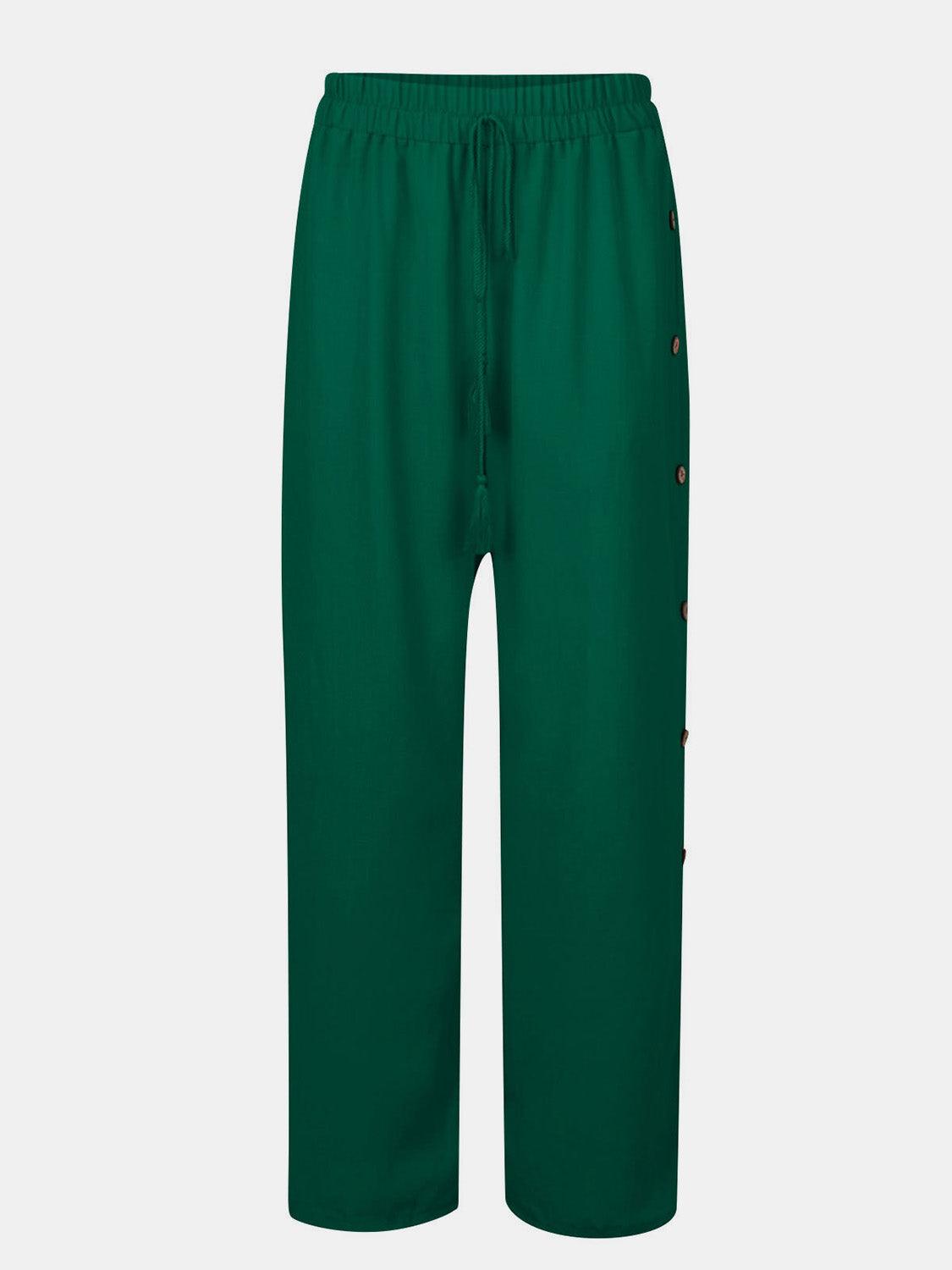 Breezy Tassel Wide Leg Pants - Dapper Deluxe Fashion