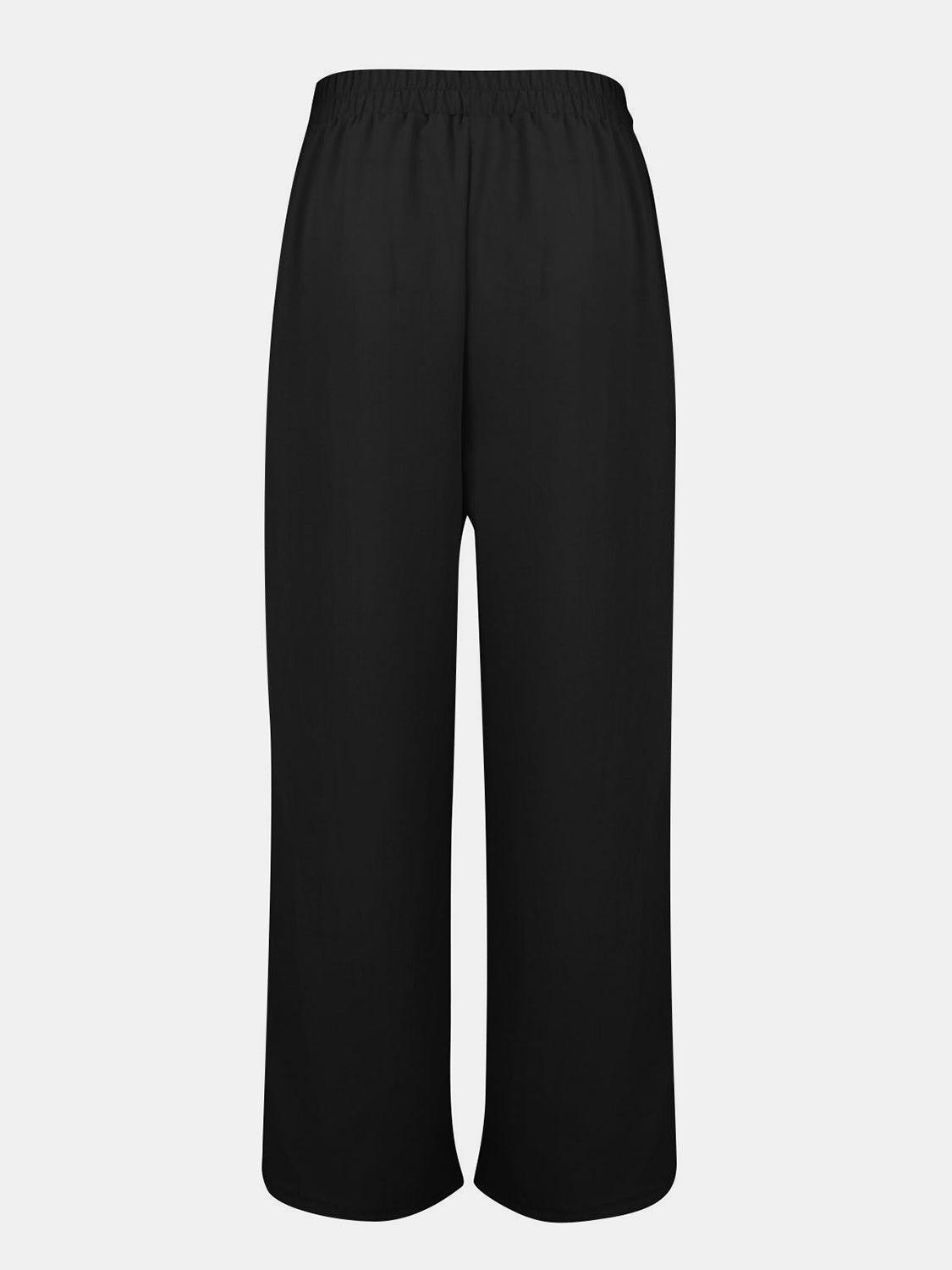 Breezy Tassel Wide Leg Pants - Dapper Deluxe Fashion